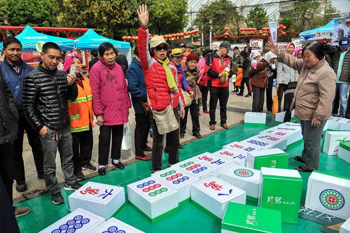 Tenter sa chance au Mahjong géant